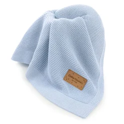 Kocyk Bambusowy Bibi Baby Blue