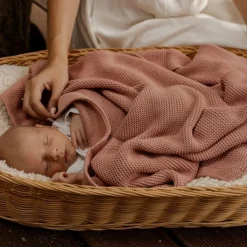 Kocyk Bambusowy Bibi Brudny Róż