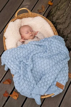 Kocyk Bambusowy Fema Baby Blue