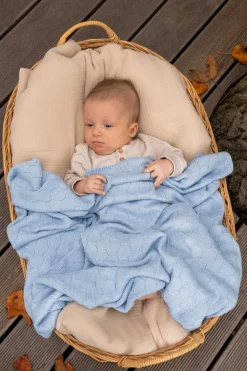 Kocyk Bambusowy Hana Baby Blue