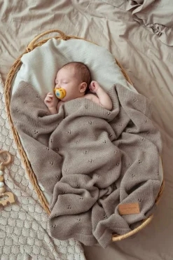 Kocyk merino całoroczny Meri Kremowy
