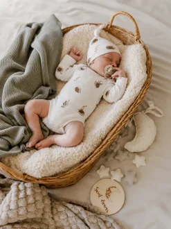 Komplet niemowlęcy 62 cm Forest Brother body 2 szt. + czapeczka