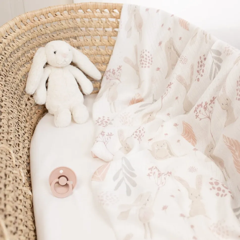 Pieluszki bambusowe 50×60 cm 2 szt Bunny