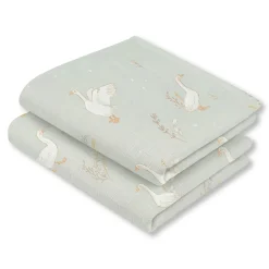 Pieluszki bambusowe 75×75 cm 2 szt Happy Goose Olive
