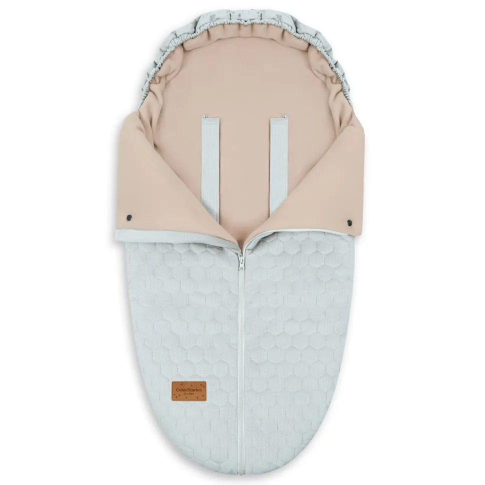 Śpiworek do gondoli i spacerówki 2w1 6-24 mies. Baby Blue