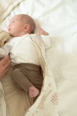 Śpiworek 1.0 TOG dla niemowlaka 0-6 mies. Bunny