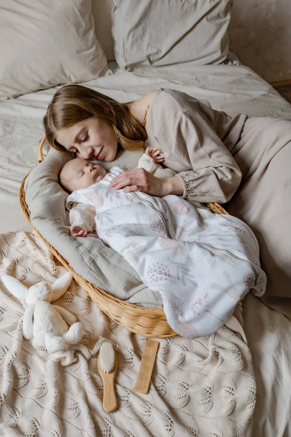 Śpiworek 1.0 TOG dla niemowlaka 6-18 mies. Bunny