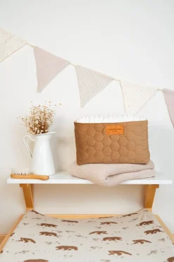 Pojemnik S na akcesoria Velvet Jasny Brąz