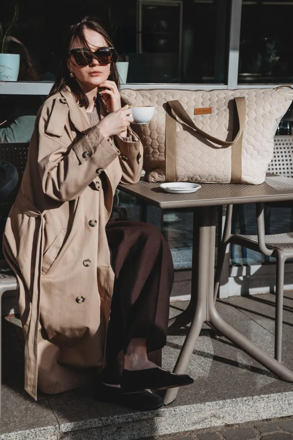 Torba do wózka XL Velvet Cappuccino